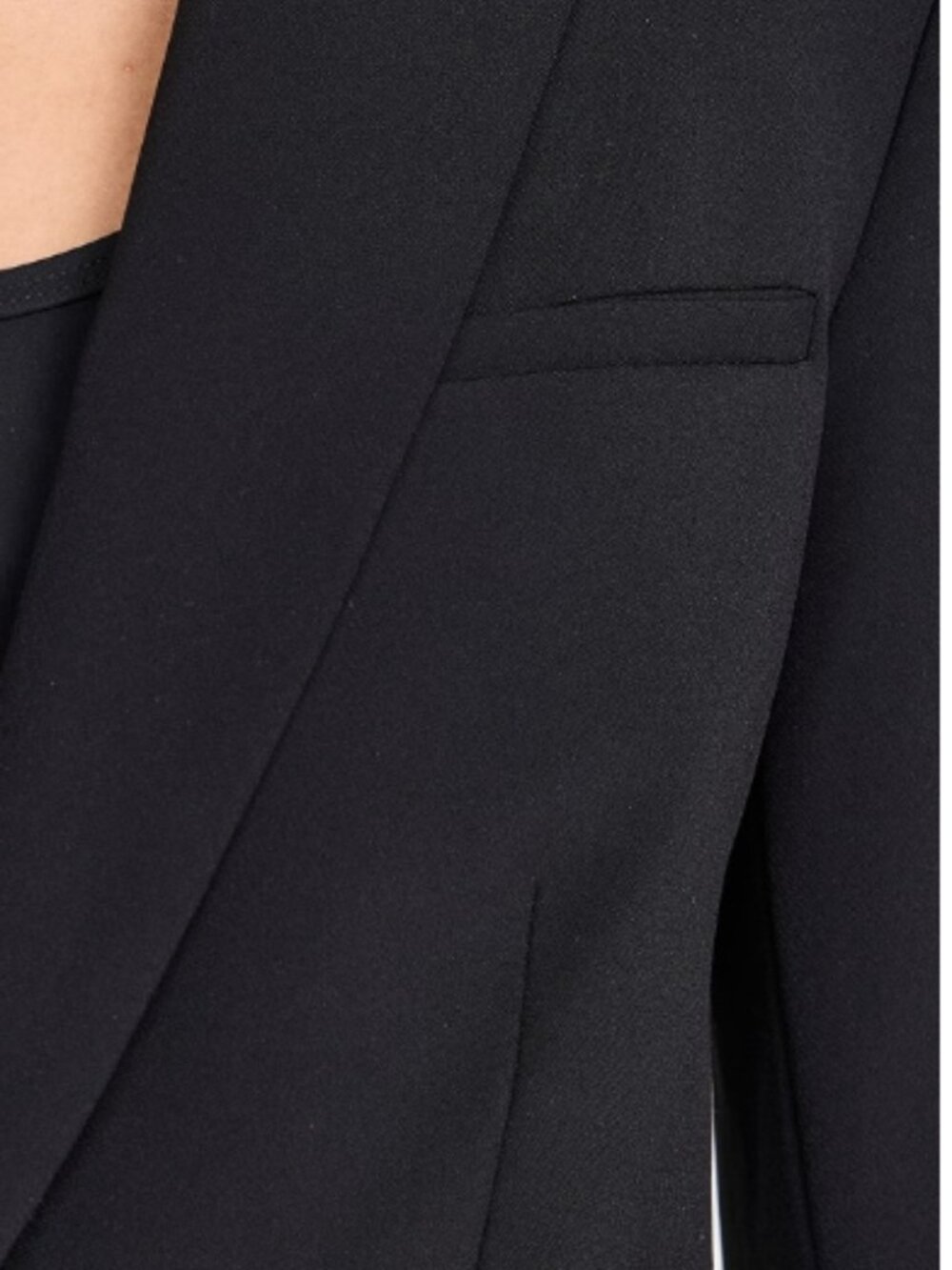 VERONICA BEARD I Classic Black Core Scuba Single-Breasted Jacket Blazer, 8 - Picture 9 of 16